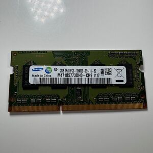 Samsung 2GB DDR3 Laptop RAM PC3-10600S 1333MHz SODIMM M471B5773DH0-CH9 1Rx8